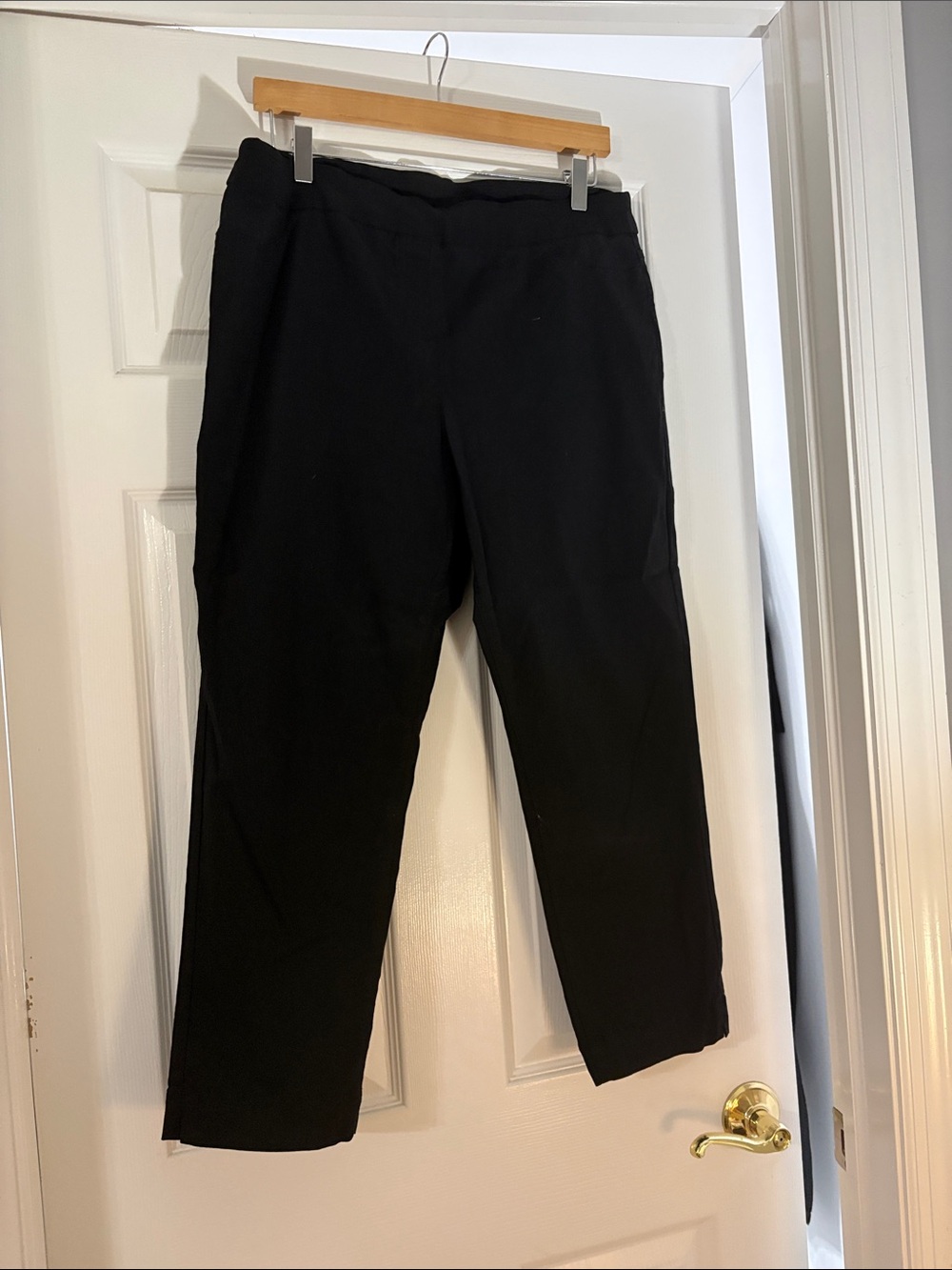 Soft Surroundings Black Cropped Women's Pants